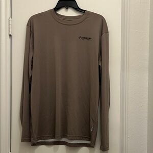 Magellan Outdoors Men's Taupe Long Sleeve Tee
